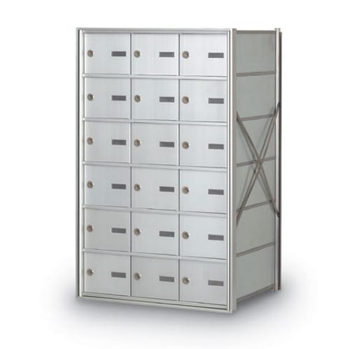 Rear Loading 18-Door Horizontal Mailbox